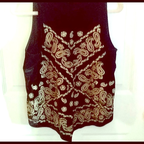 (HOST PICK) VINTAGE BOSTON PROPER VELVET TOP (EUC) - Picture 3 of 8